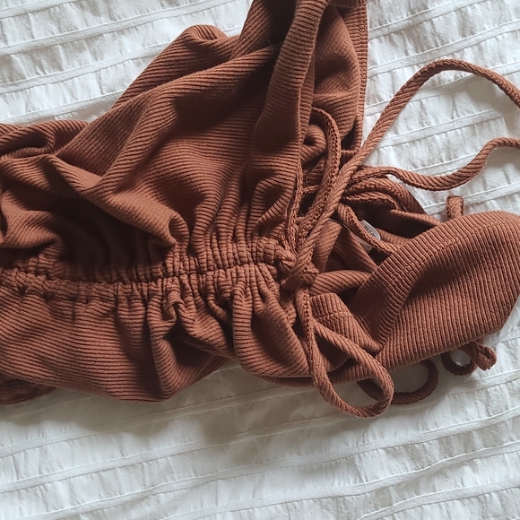 NWT Forever 21 Knit Rouched T-Shirt Dress - Picture 7 of 8